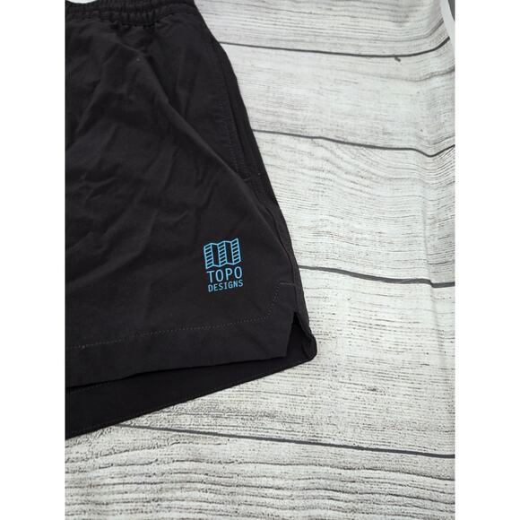 Topo Designs Global Shorts Womens Size Small Black EUC! - Picture 2 of 9